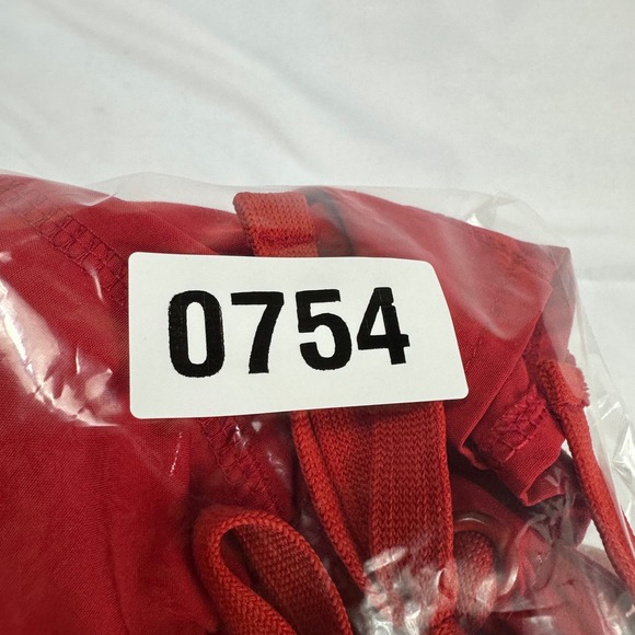 Young LA Men's Red Athletic Gym Running Shorts Zipper Pockets Mesh XL - Picture 8 of 8